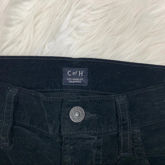 Citizens Of Humanity Drew Crop Flare Velvet Pants Midnight Black Women’s 26 - Picture 7 of 13